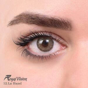 لنز چشم رویال ویژن شماره 12 با رنگ La Hazel