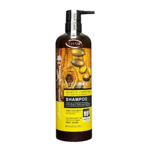 شامپو تقویت کننده و ترمیم کننده مو لایتنس مدل argan حجم 900 میلی لیتر